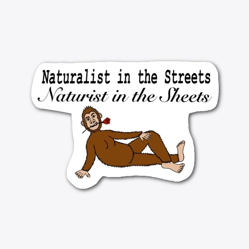 Naturalist in the Streets DieCut Sticker