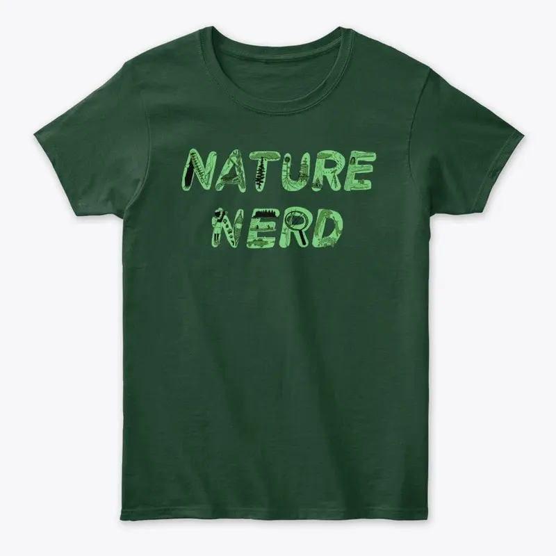 Nature Nerd-Green Women's Tshirt